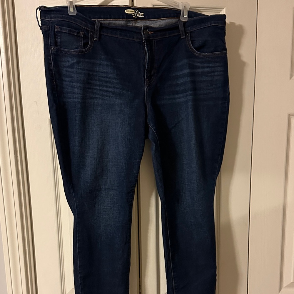 Old Navy Women's Dark Blue Skinny Jeans